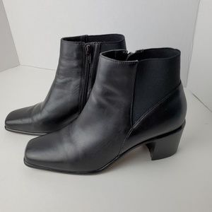 Nicole black Ankle boots booties keather sz 8M
